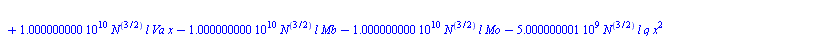 Typesetting:-mprintslash([`:=`(y(x), `+`(`/`(`*`(0.1000000000e-9, `*`(`+`(`*`(5000000001., `*`(exp(`/`(`*`(`^`(N, `/`(1, 2)), `*`(x)), `*`(`^`(E, `/`(1, 2)), `*`(`^`(J, `/`(1, 2)))))), `*`(`^`(N, `/`(...