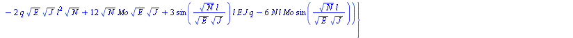 {Va = `+`(`/`(`*`(`/`(1, 6), `*`(q, `*`(`+`(`*`(12, `*`(`^`(J, `/`(3, 2)), `*`(`^`(E, `/`(3, 2)), `*`(cos(`/`(`*`(`^`(N, `/`(1, 2)), `*`(l)), `*`(`^`(E, `/`(1, 2)), `*`(`^`(J, `/`(1, 2)))))))))), `*`(...