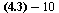 VectorCalculus:-`+`(`+`(x, 10, `*`(8, `*`(y)), `-`(`*`(9, `*`(z)))) = 0, VectorCalculus:-`-`(10))