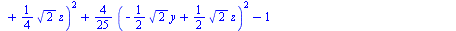 `+`(`*`(`/`(1, 9), `*`(`^`(`+`(`*`(`/`(1, 2), `*`(x)), `*`(`/`(1, 4), `*`(`^`(2, `/`(1, 2)), `*`(`^`(3, `/`(1, 2)), `*`(y)))), `*`(`/`(1, 4), `*`(`^`(2, `/`(1, 2)), `*`(`^`(3, `/`(1, 2)), `*`(z))))), ...