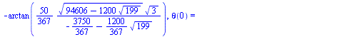 [`+`(diff(phi(t), t), `*`(`/`(9, 4), `*`(cos(psi(t)), `*`(sin(phi(t)), `*`(sin(theta(t)))))), `*`(`/`(3, 2), `*`(cos(psi(t)), `*`(`^`(3, `/`(1, 2)), `*`(sin(phi(t)), `*`(cos(theta(t))))))), `*`(`/`(9,...