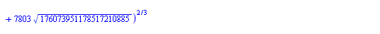 `+`(`-`(`/`(61, 170)), `*`(`/`(1, 680), `*`(`^`(2, `/`(1, 2)), `*`(`^`(`/`(`*`(`+`(`*`(48456, `*`(`^`(`+`(134802424991908, `*`(7803, `*`(`^`(176073951178517210885, `/`(1, 2))))), `/`(1, 3)))), `*`(`^`...