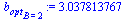 `:=`(b[opt][B = 2], 3.037813767)