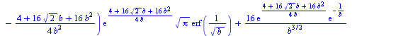 `:=`(D(b)[2], `+`(`*`(`/`(1, 8), `*`(`/`(`*`(`+`(`*`(4, `*`(exp(`+`(`*`(4, `*`(`^`(2, `/`(1, 2)))), `*`(4, `*`(b)))), `*`(`^`(b, `/`(3, 2))))), `-`(`*`(`/`(93, 2), `*`(`*`(exp(`+`(`*`(4, `*`(`^`(2, `/...