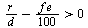 `>`(`+`(`/`(`*`(r), `*`(d)), `-`(`*`(`/`(1, 100), `*`(f, `*`(e))))), 0)