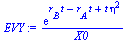 `/`(`*`(exp(`+`(`*`(r[B], `*`(t)), `-`(`*`(r[A], `*`(t))), `*`(t, `*`(`^`(eta, 2)))))), `*`(X0))