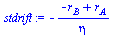 `+`(`-`(`/`(`*`(`+`(`-`(r[B]), r[A])), `*`(eta))))