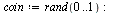 restart; -1; `:=`(n, 10); -1; `:=`(nn, 5); -1; randomize(); -1; `:=`(coin, rand(0 .. 1)); -1; `:=`(coin_1, proc (n) seq(coin(), i = 1 .. n) end proc); -1; `:=`(x_1, seq([coin_1(n)], i = 1 .. nn)); -1;...