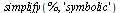 simplify(%, 'symbolic')