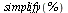 simplify(%)