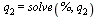 q[2] = solve(%, q[2])