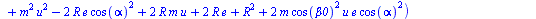 `+`(`/`(`*`(`^`(m, 2), `*`(`^`(`+`(1, u), 2), `*`(`+`(1, `-`(`*`(`^`(cos(alpha), 2))), `*`(`^`(cos(beta0), 2), `*`(`^`(cos(alpha), 2)))), `*`(`^`(t, 2))))), `*`(`^`(sin(alpha), 2))), `-`(`/`(`*`(2, `*...