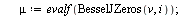 `:=`(FourierBesselE, proc (f, ab, n, v) local a, b, mu, i, d, s, L, x; `:=`(L, []); `:=`(s, 0); `:=`(x, lhs(ab)); `:=`(a, lhs(rhs(ab))); `:=`(b, rhs(rhs(ab))); `:=`(d, `+`(b, `-`(a))); for i to n do `...