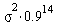 `*`(`^`(sigma, 2), `*`(`^`(.9, 14)))