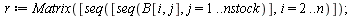 restart; -1; randomize(); -1; with(Statistics); -1; with(plots); -1; with(LinearAlgebra); -1; `:=`(a, .1); -1; `:=`(b, 1); -1; `:=`(n, 100); -1; `:=`(nstock, 20); -1; `:=`(P, 2); -1; for k to nstock d...