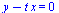 `+`(y, `-`(`*`(t, `*`(x)))) = 0