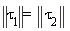 LinearAlgebra[Norm](tau[1]) = LinearAlgebra[Norm](tau[2])