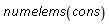 numelems(cons)